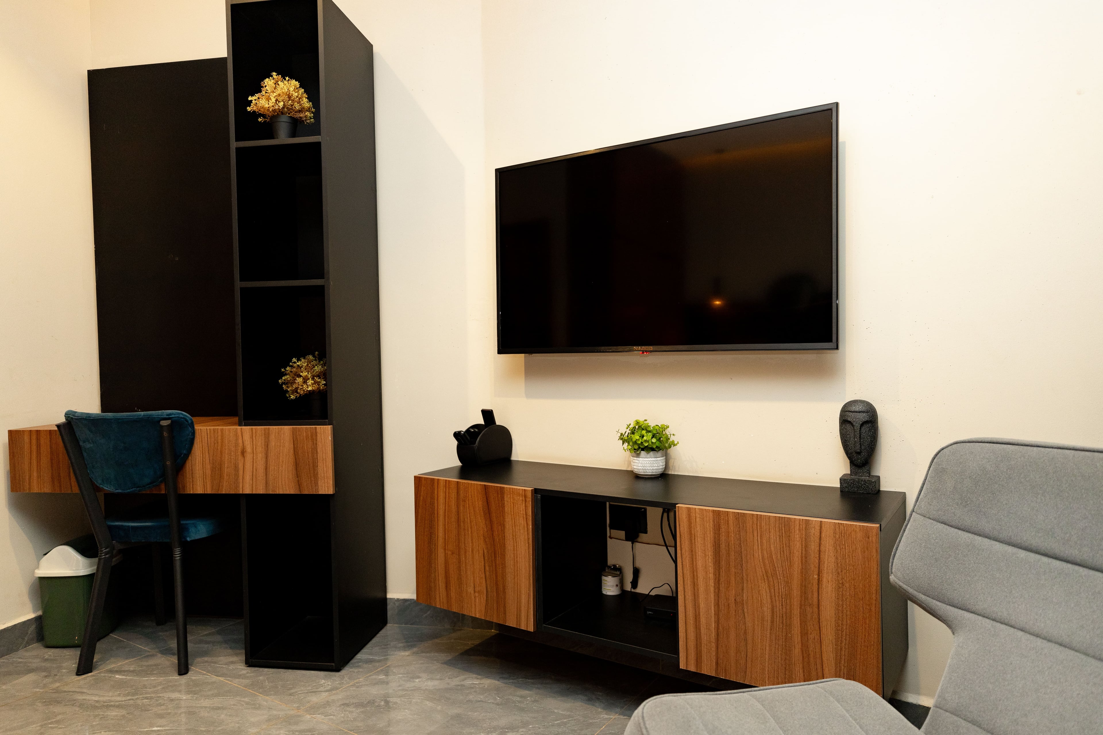 sample amenities in deluxe seed room